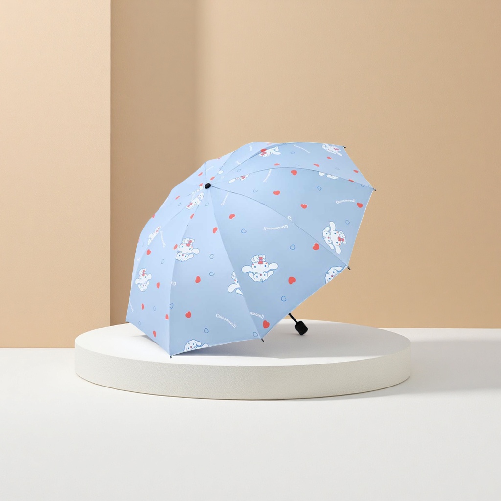 The new cartoon pattern high-density impact fabric umbrella is portable and automatically opens and closes