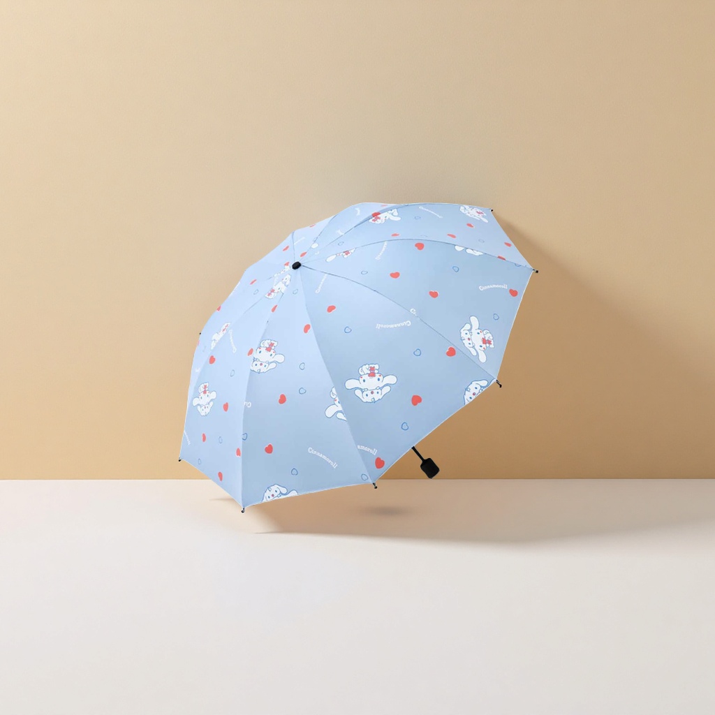 The new cartoon pattern high-density impact fabric umbrella is portable and automatically opens and closes Application Scenario