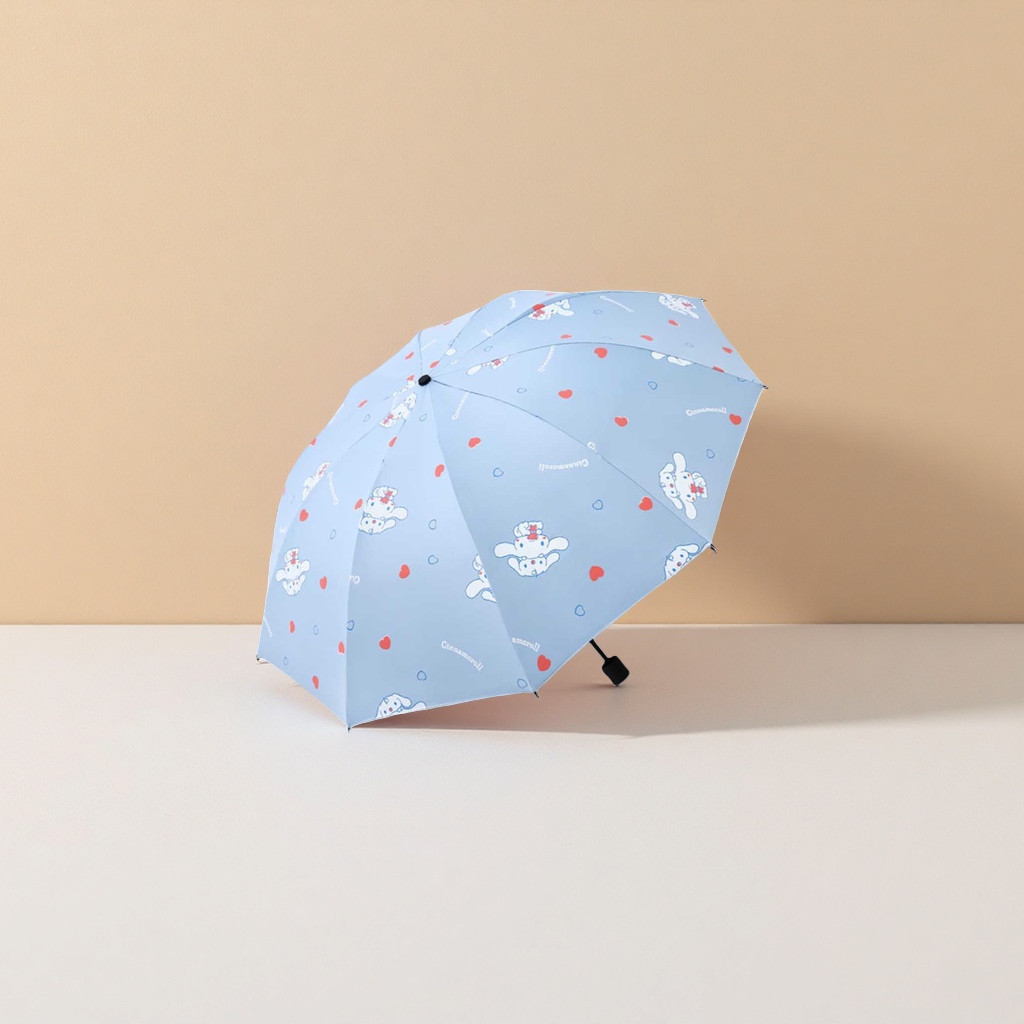 The new cartoon pattern high-density impact fabric umbrella is portable and automatically opens and closes Specification image