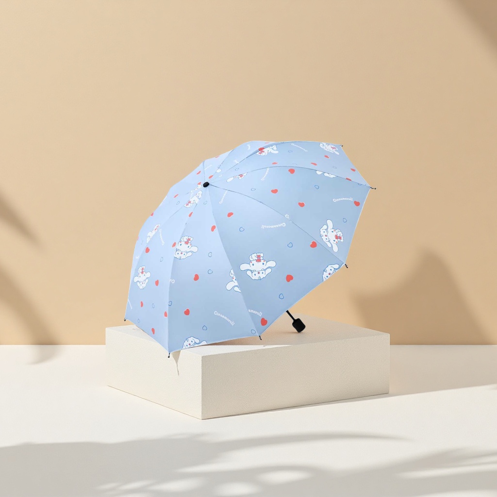 The new cartoon pattern high-density impact fabric umbrella is portable and automatically opens and closes details Picture