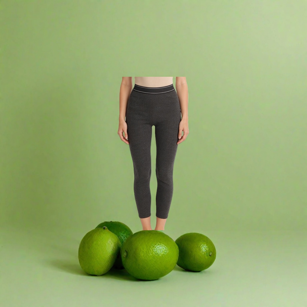 Black knitted tight pants, high-elasticity, slimming and form-fitting women's autumn and winter leggings Application Scenario