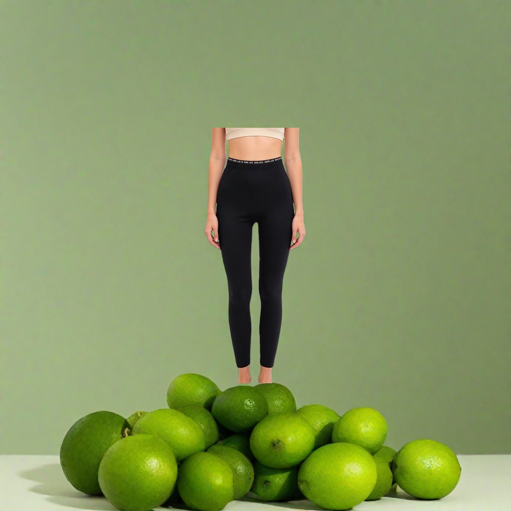 Black high-stretch skinny pants are slimming, form-fitting and versatile for women's casual sportswear