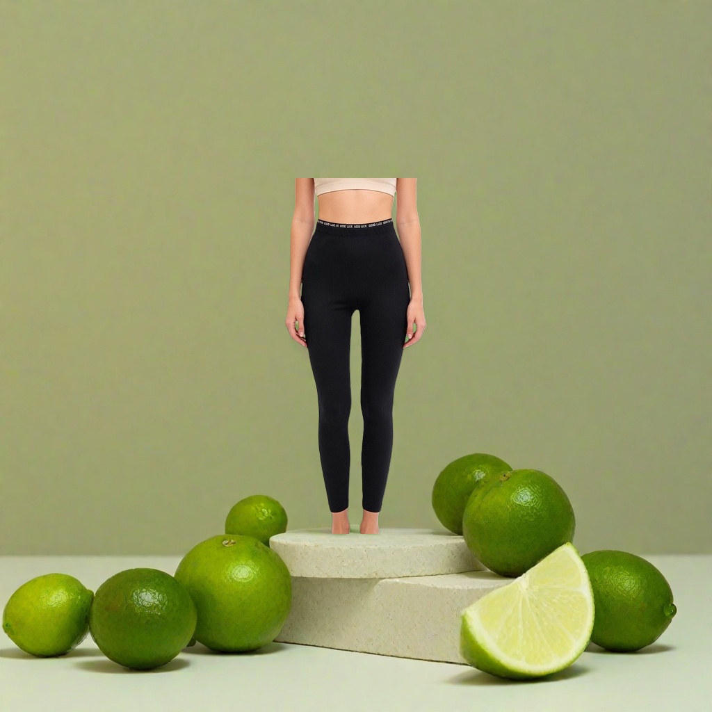 Black skinny pants for women, high elasticity, slimming and shaping, the same style as models Specification image