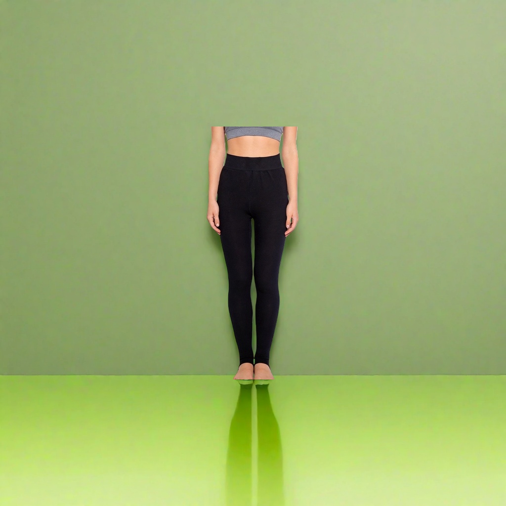 Black ice silk drape skinny pants, high-waisted, slimming, breathable, summer thin style for ladies Specification image