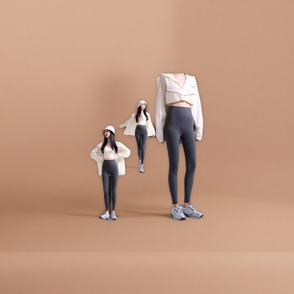 The model's same sportswear is fashionable, breathable and quick-drying, suitable for both men and women