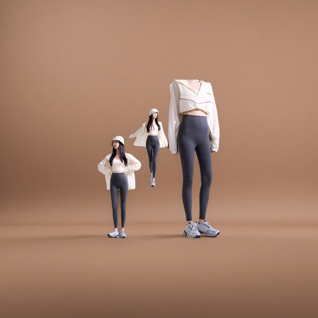 The model's same sportswear is fashionable, breathable and quick-drying, suitable for both men and women Specification image