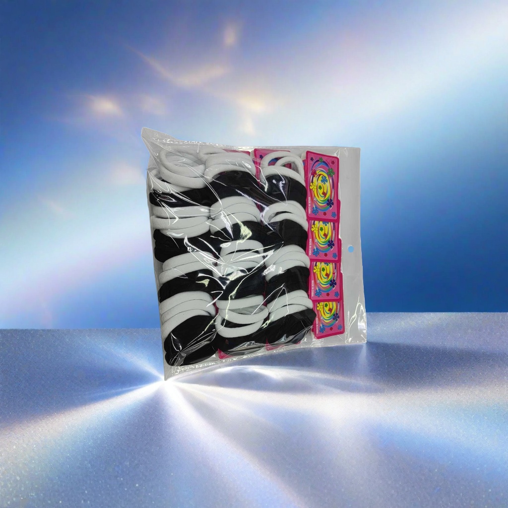 The hair band is a fashionable, simple and elastic set with multiple colors to choose from. It is anti-slip and won't damage your hair Application Scenario
