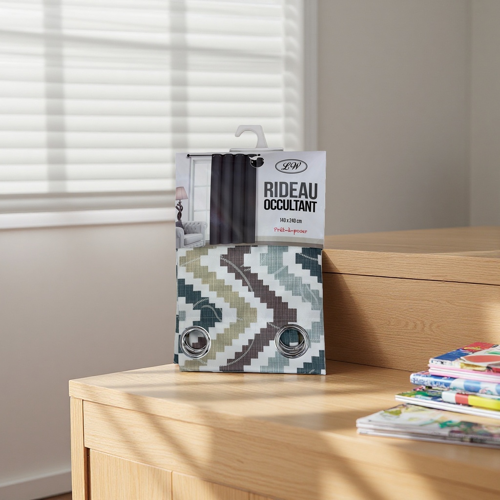 Pure cotton and linen blend curtains for light-blocking and UV-blocking, floor-to-ceiling window fabric for living rooms and bedrooms details Picture