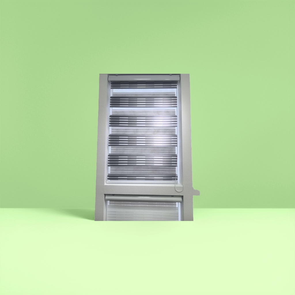 الستائر ذات نوافذ مغطاة بالنظائر تنظّم شرفة غرفة النوم بالضوء Specification image