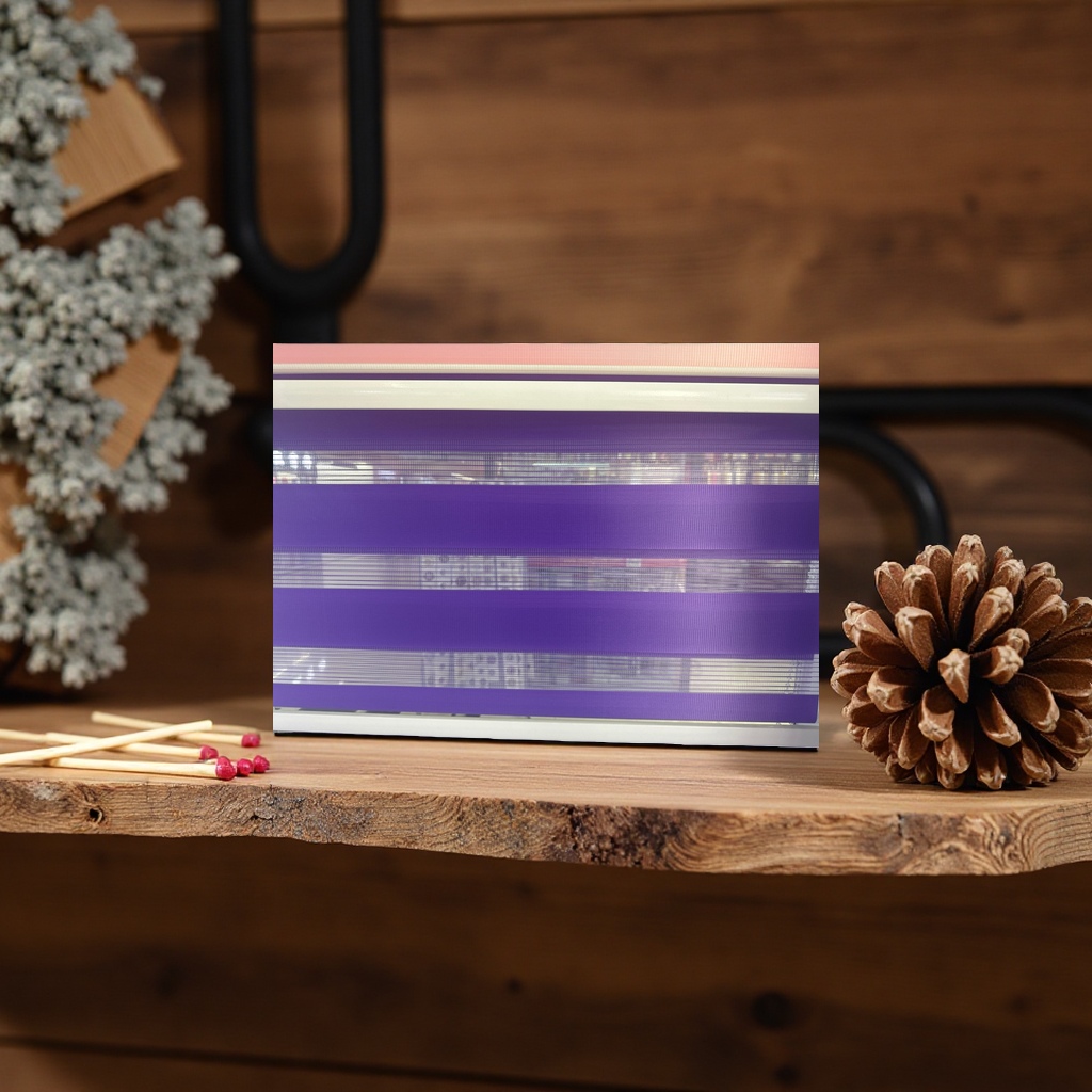 Purple blinds, aluminum alloy blackout, adjustable indoor curtains and window decorations Application Scenario
