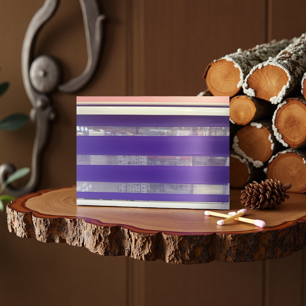 Purple blinds, aluminum alloy blackout, adjustable indoor curtains and window decorations Specification image