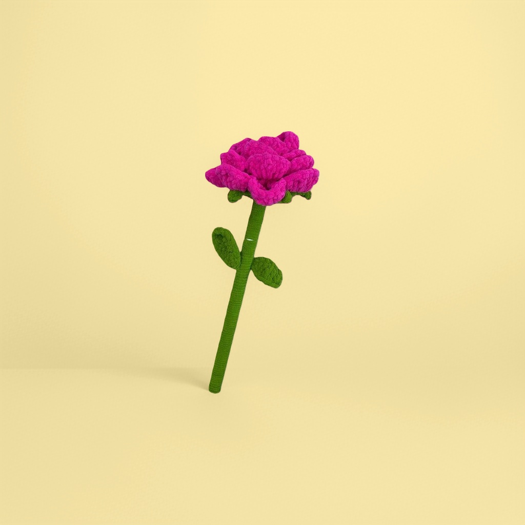 Hand-woven pink rose eternal flower art decorative item gift bouquet