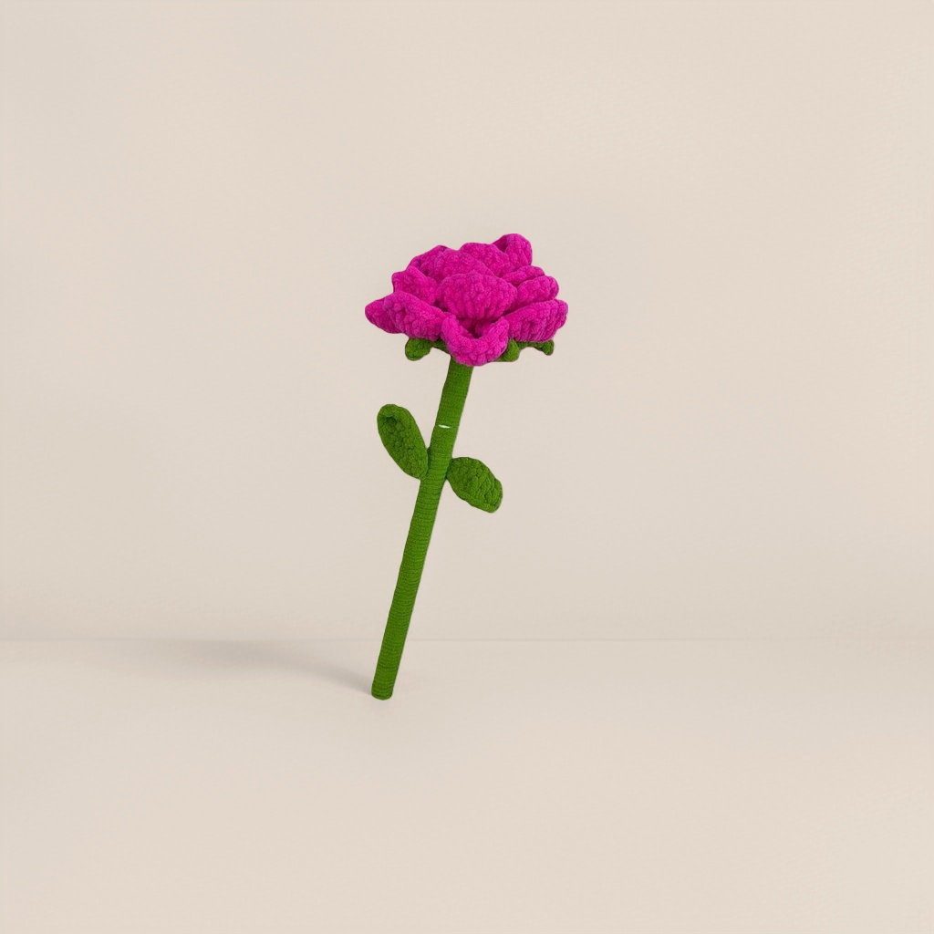 Hand-woven pink rose eternal flower art decorative item gift bouquet Application Scenario