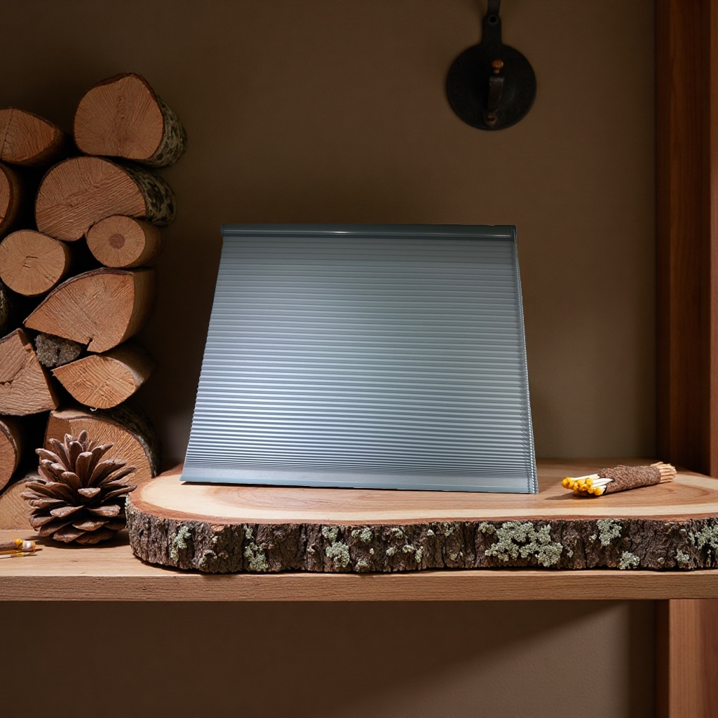 Grey blinds, aluminum alloy blackout, adjustable indoor curtains and window decorations