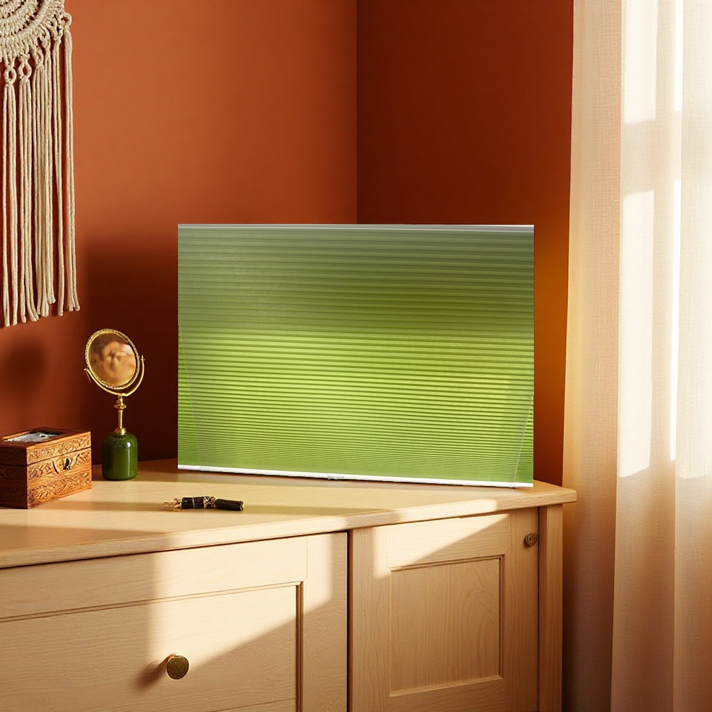 Green blinds for shading and regulating indoor light: aluminum alloy blinds Specification image