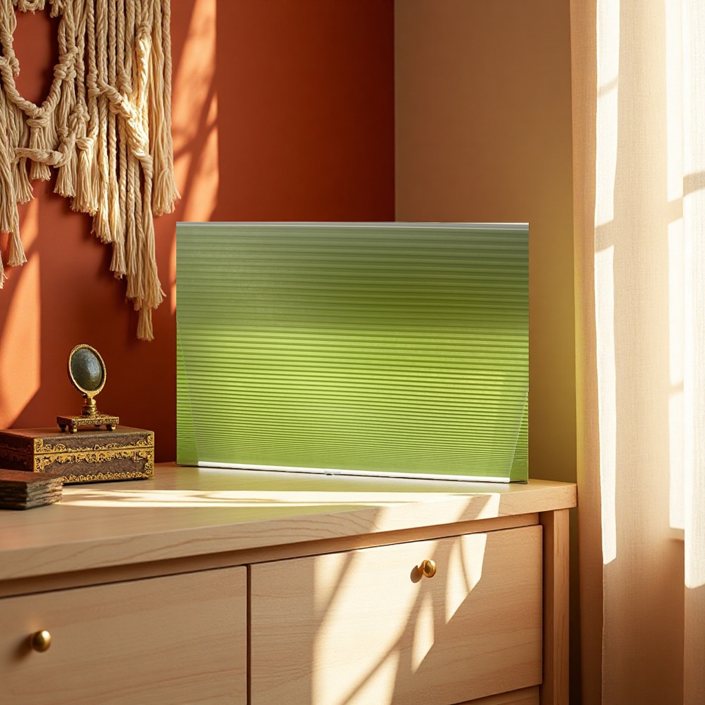Green blinds for shading and regulating indoor light: aluminum alloy blinds Application Scenario