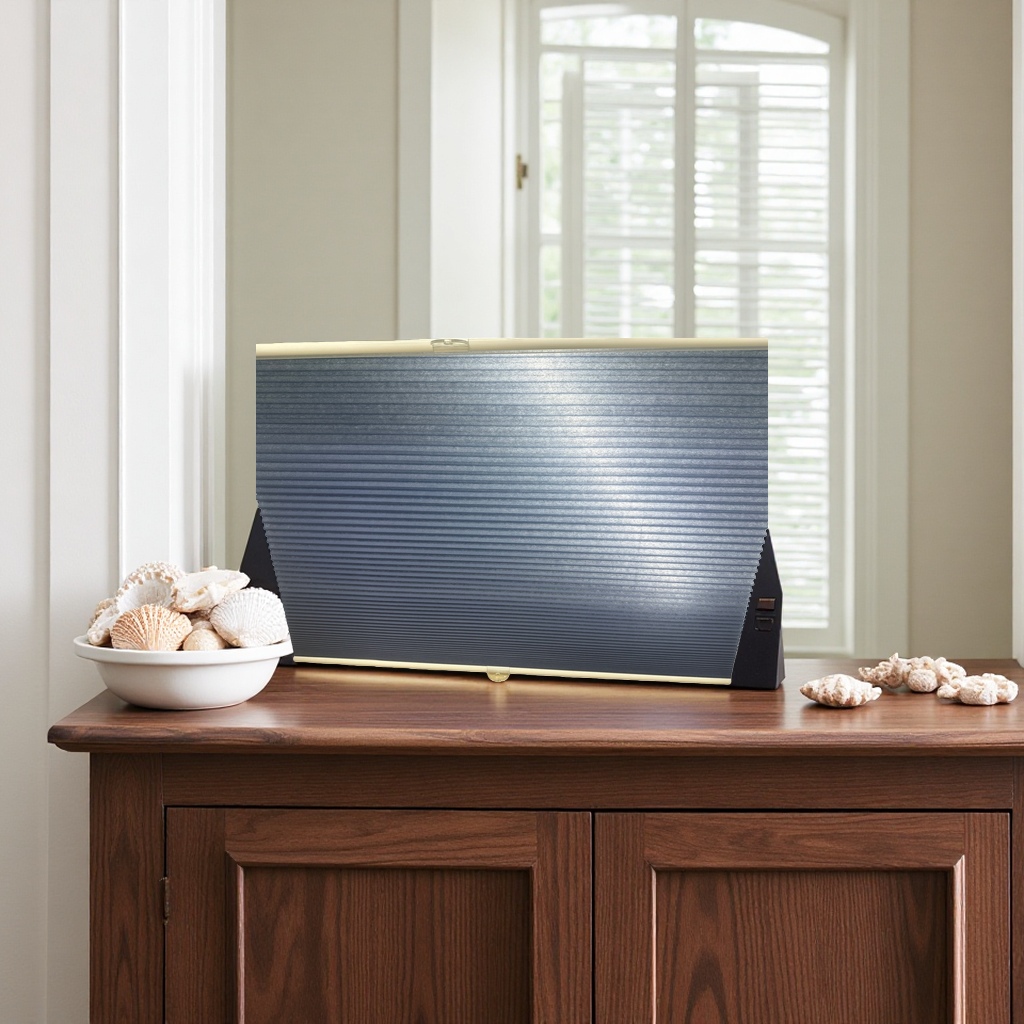 Integrated blinds and curtains for shading and adjustment, suitable for home balconies and bedrooms