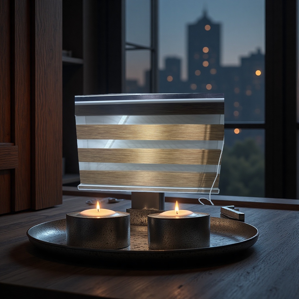 Wooden-textured blinds for light-blocking and privacy adjustment are suitable for living rooms, bedrooms and balconies