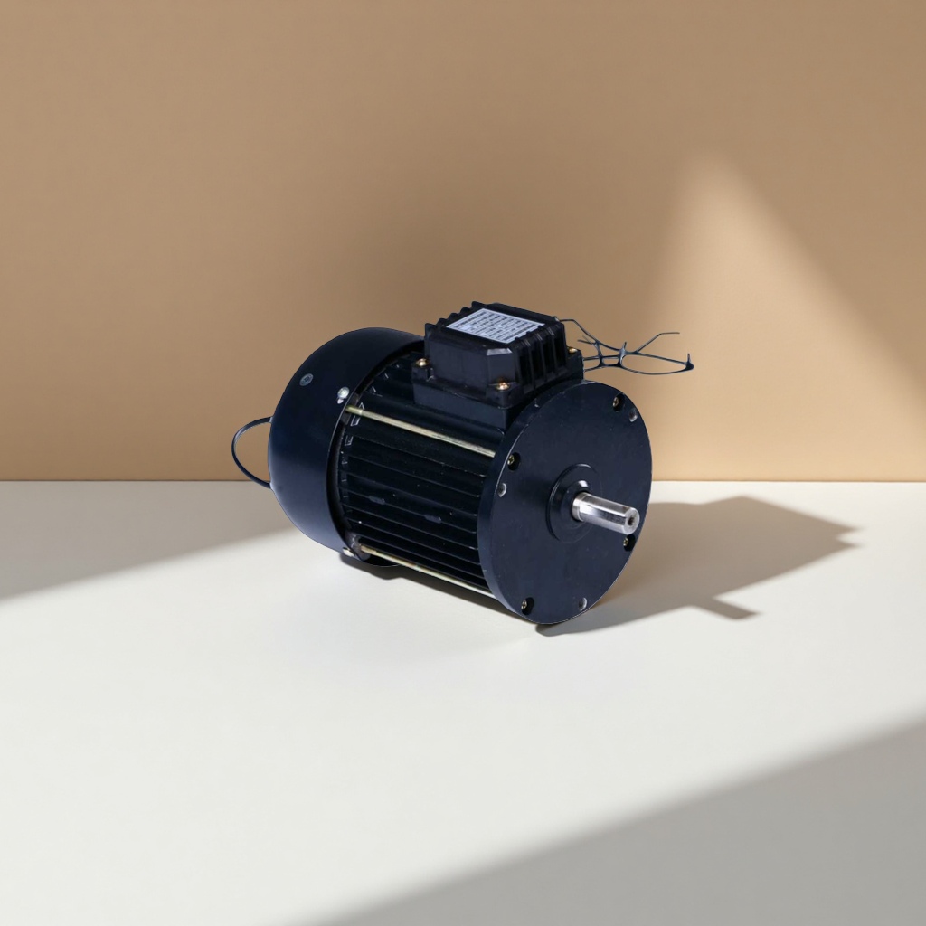 Single-phase asynchronous motor 220V 370W aluminum shell motor, household small motor Specification image