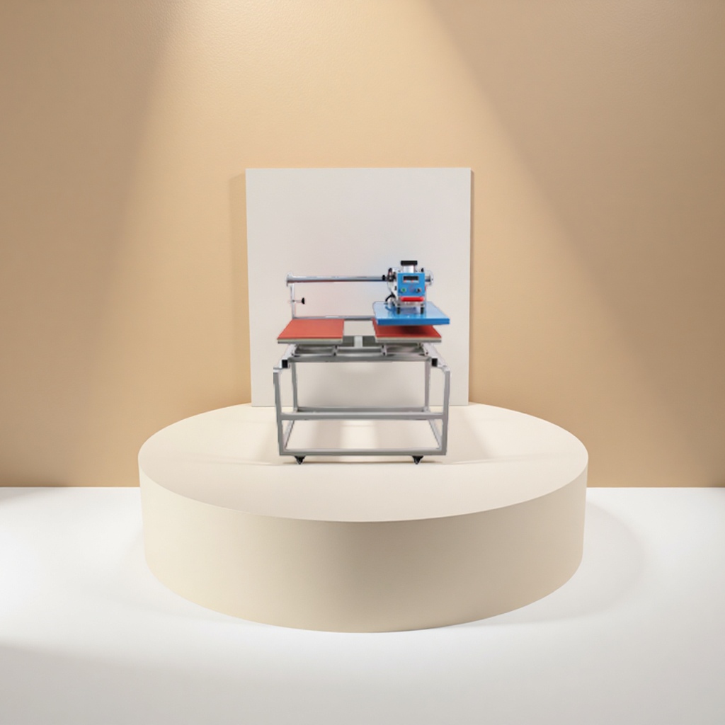 The TEJ-4060 pneumatic double-station heat transfer machine features automatic alignment, high efficiency, energy conservation, stability and durability details Picture