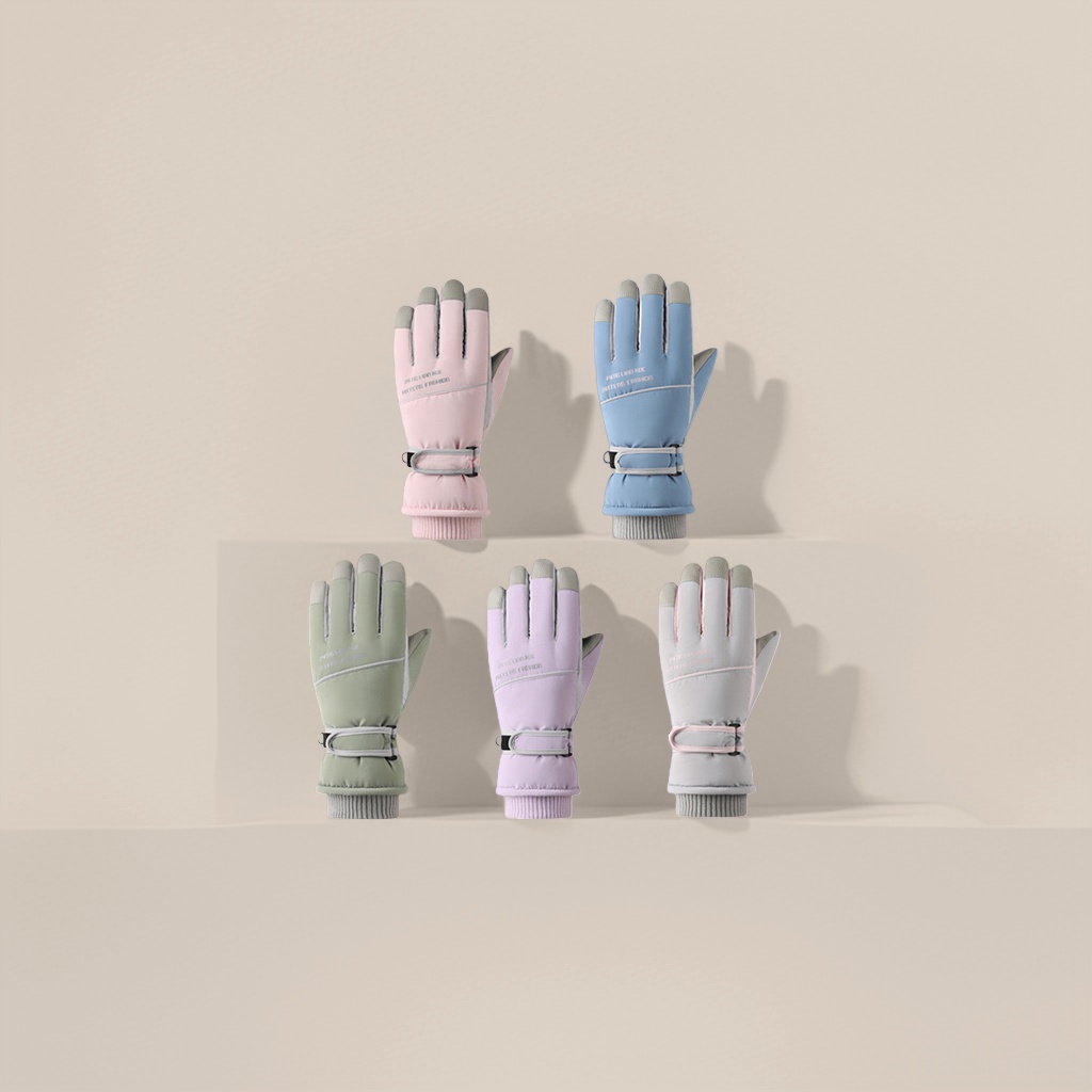 Double thickened heat-absorbing and warming gloves for winter cold protection, with fleece, widened and lengthened designs Specification image