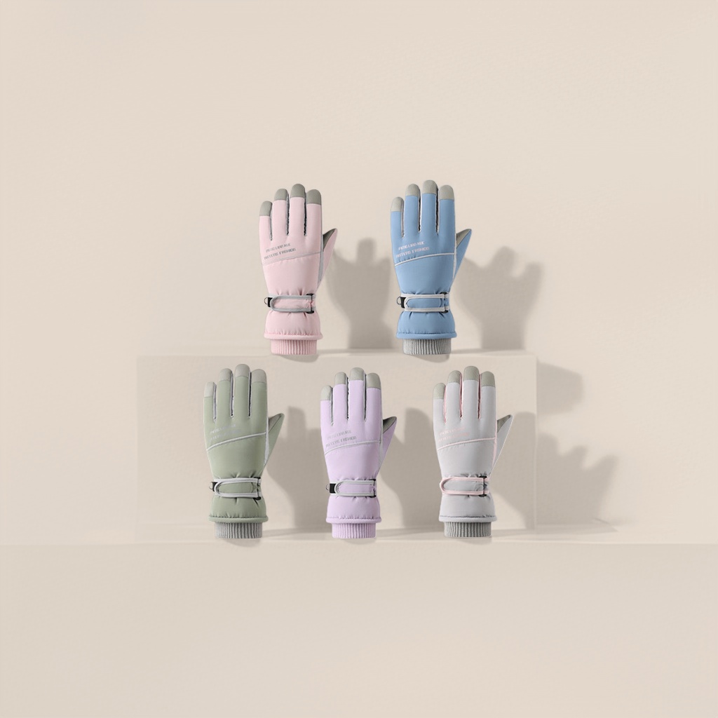 Double thickened heat-absorbing and warming gloves for winter cold protection, with fleece, widened and lengthened designs Application Scenario