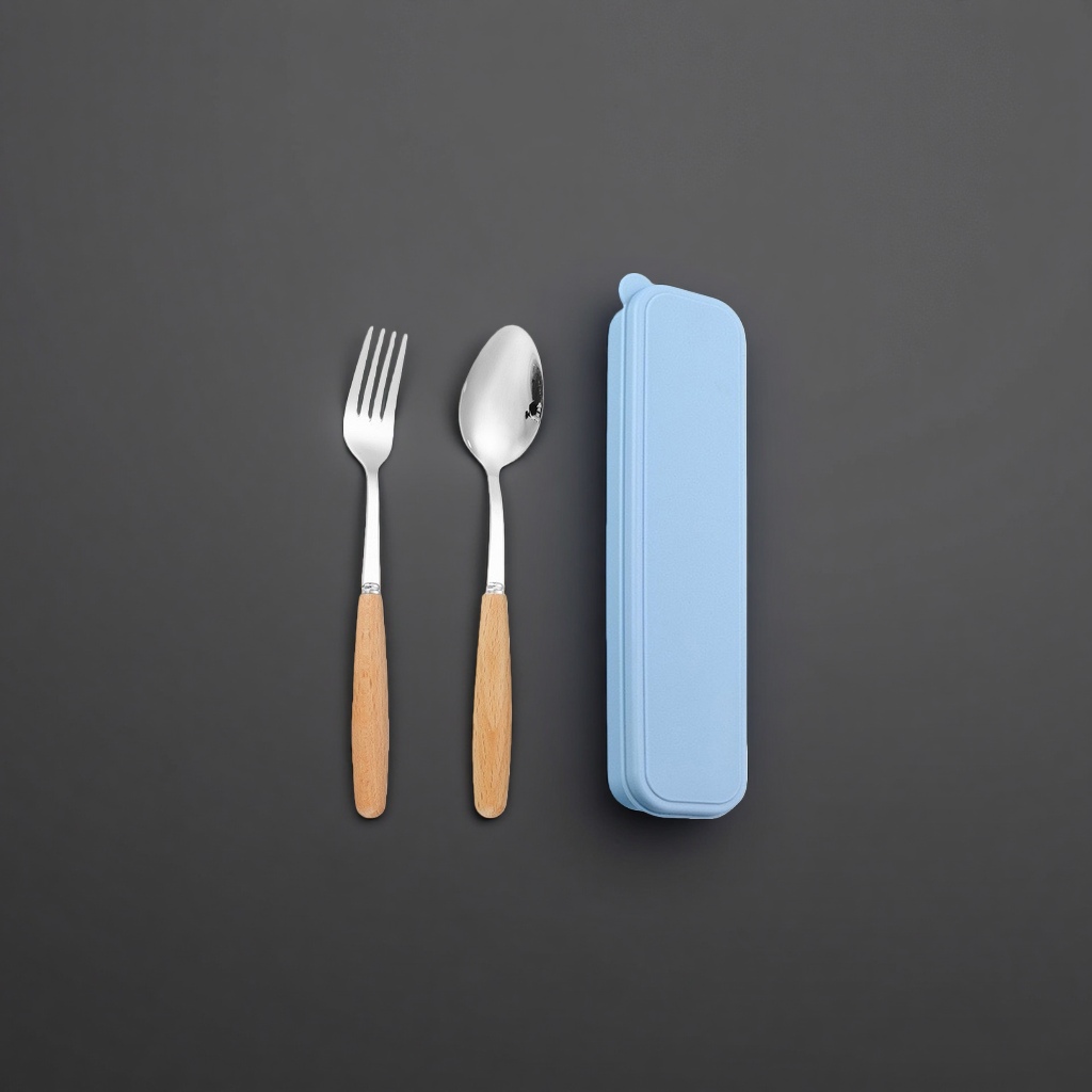 The multi-functional kitchen tableware storage box for forks and spoons can be stacked for dust-proof storage details Picture