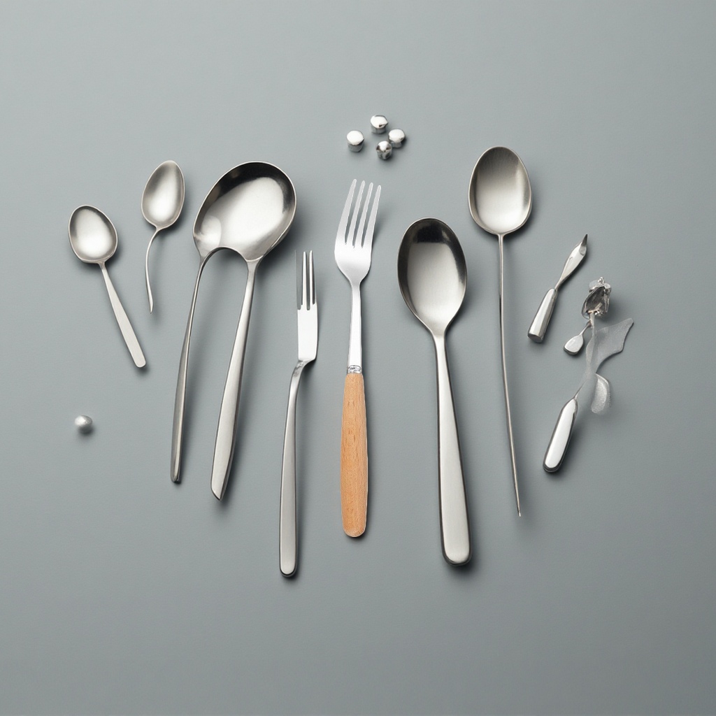 Stainless steel fork, home dining fork, Western fork, double-headed fork, 12cm Application Scenario