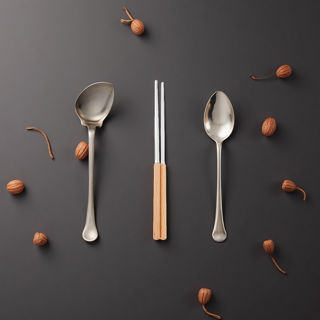 A pair of bamboo eco-friendly chopsticks, a household anti-slip and lengthened Chinese tableware Application Scenario