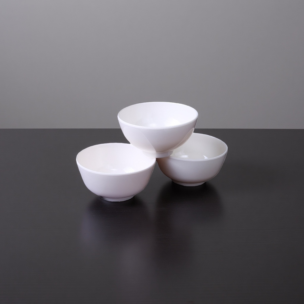 白色陶瓷碗+碗细节图