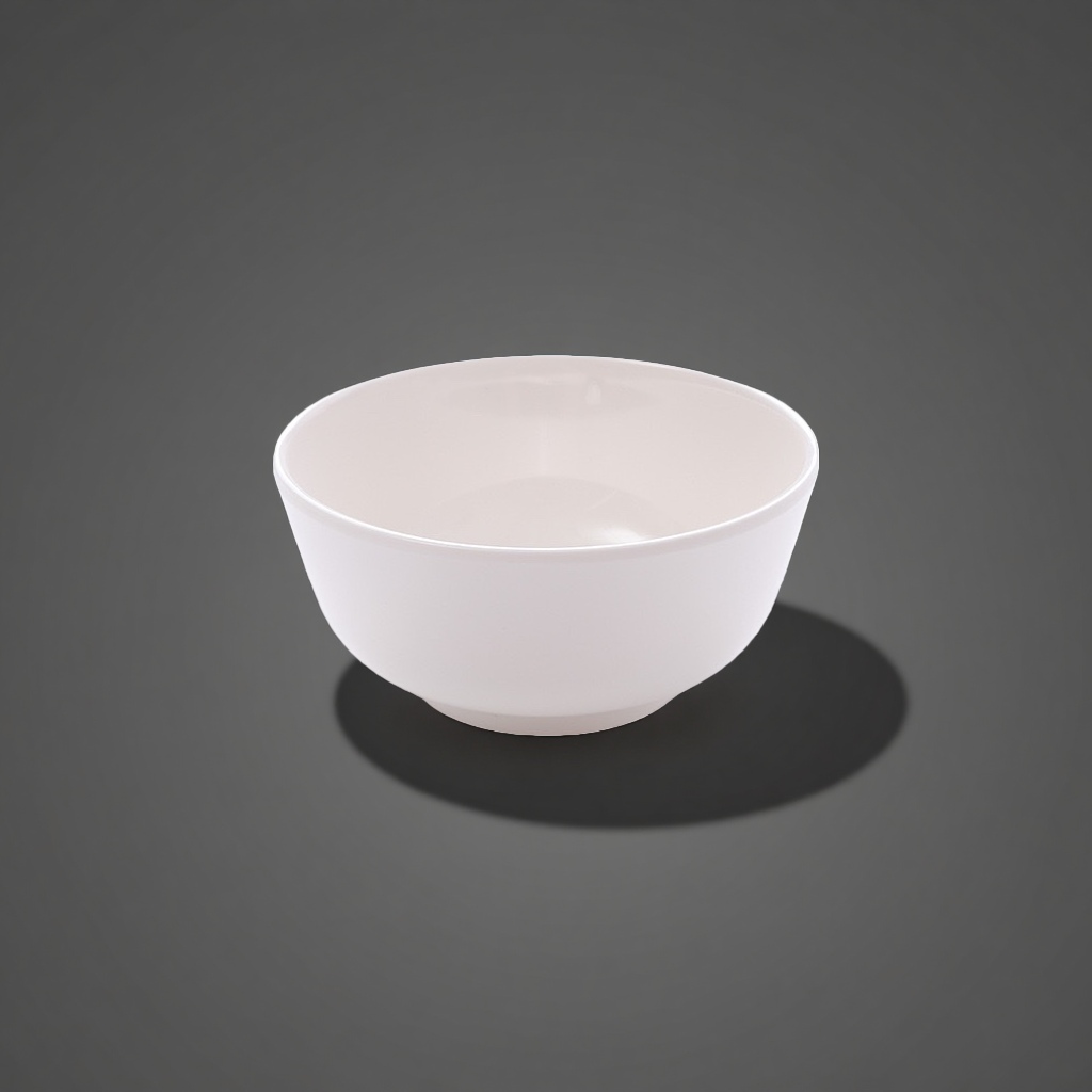 白色陶瓷碗+碗产品图
