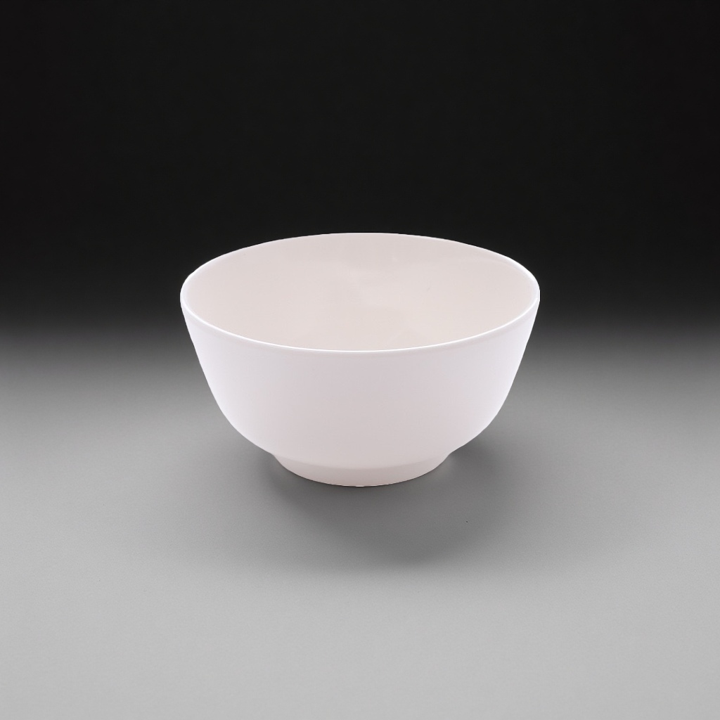 白色饭碗 陶瓷家用简约餐具套装单只装