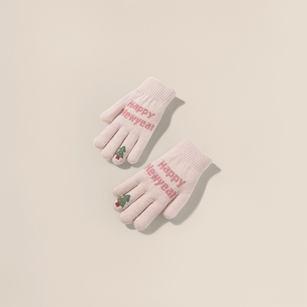 Festival-themed warm gloves for both men and women, thickened plush cold-proof gloves Application Scenario