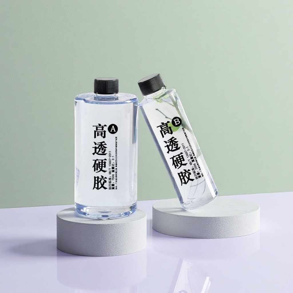高透明水晶滴胶AB胶水瓶 无色透明环氧树脂DIY手工材料