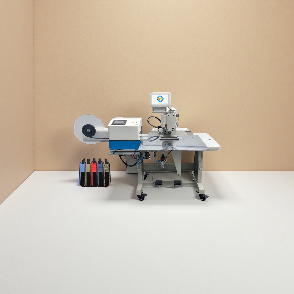 Fully automatic feeding Velcro sample machine
