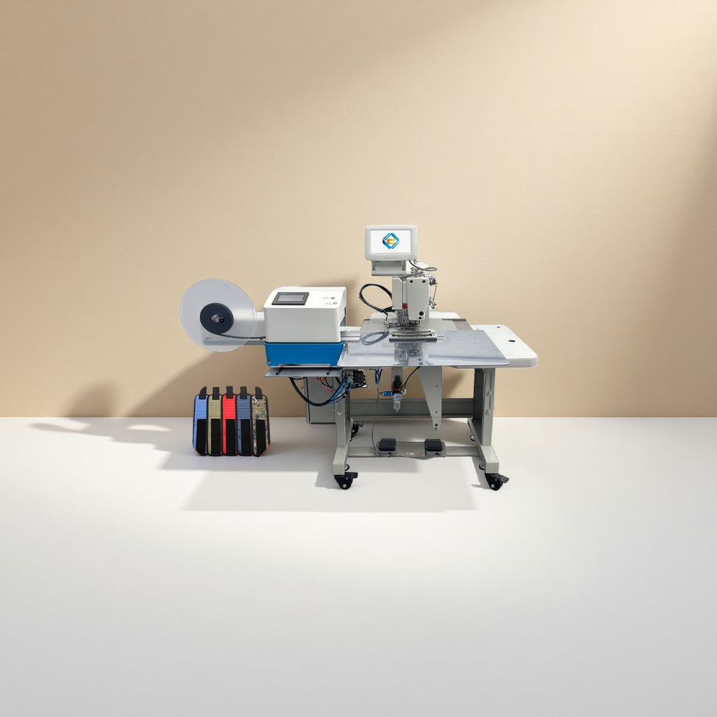 Fully automatic feeding Velcro sample machine details Picture