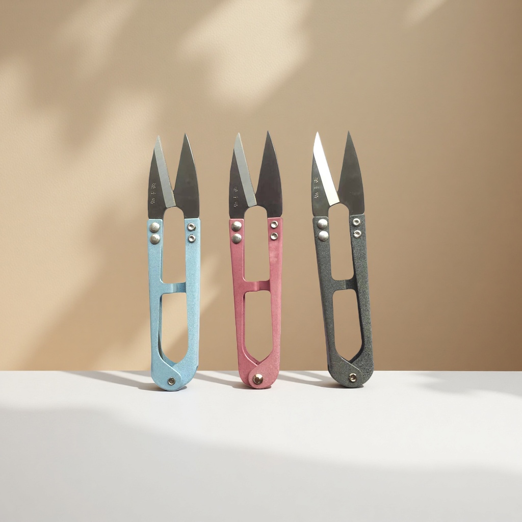 Three sets of multi-functional scissors for home fabric cutting and paper-cutting in different colors Application Scenario