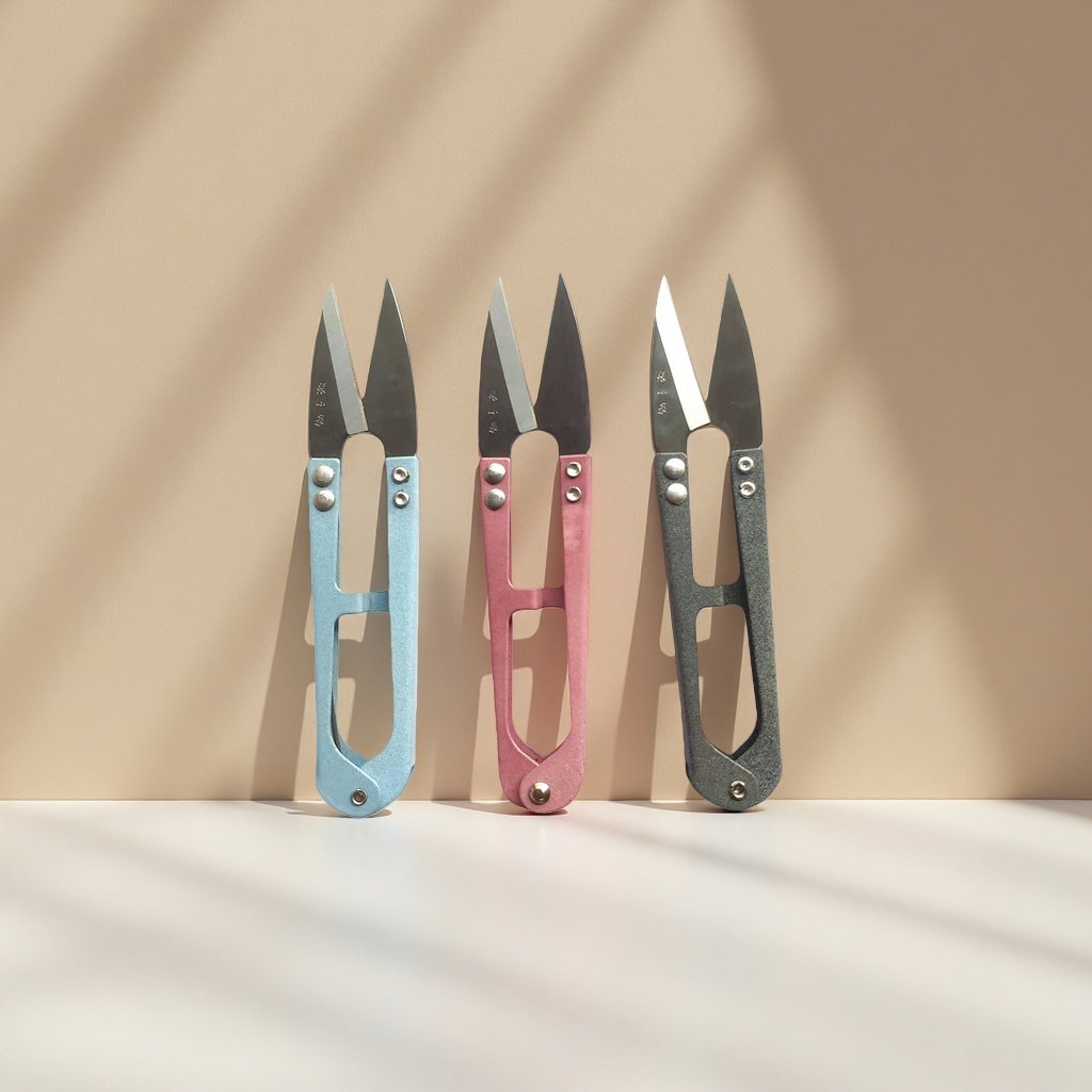 Three sets of multi-functional scissors for home fabric cutting and paper-cutting in different colors details Picture