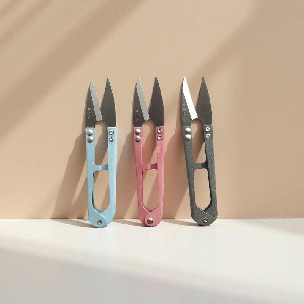 Three sets of multi-functional scissors for home fabric cutting and paper-cutting in different colors Specification image