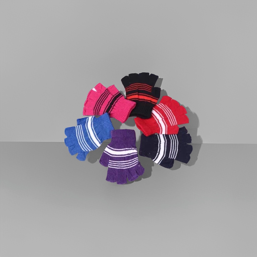 Color rayas rotos guantes moda caliente elástico guantes de punto guantes de punto invierno Specification image