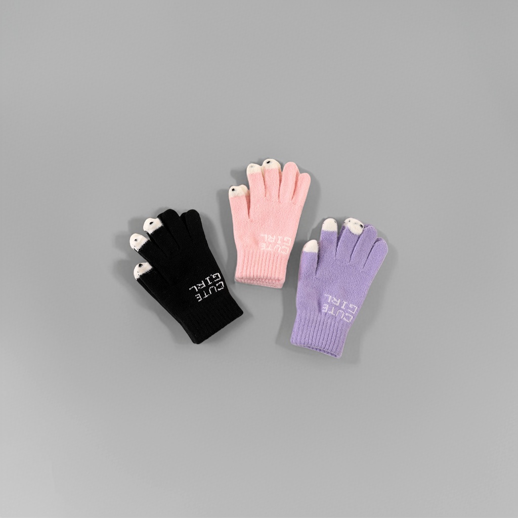 Warm and anti-slip thickened cotton gloves, suitable for both men and women, winter outdoor warm gloves Specification image