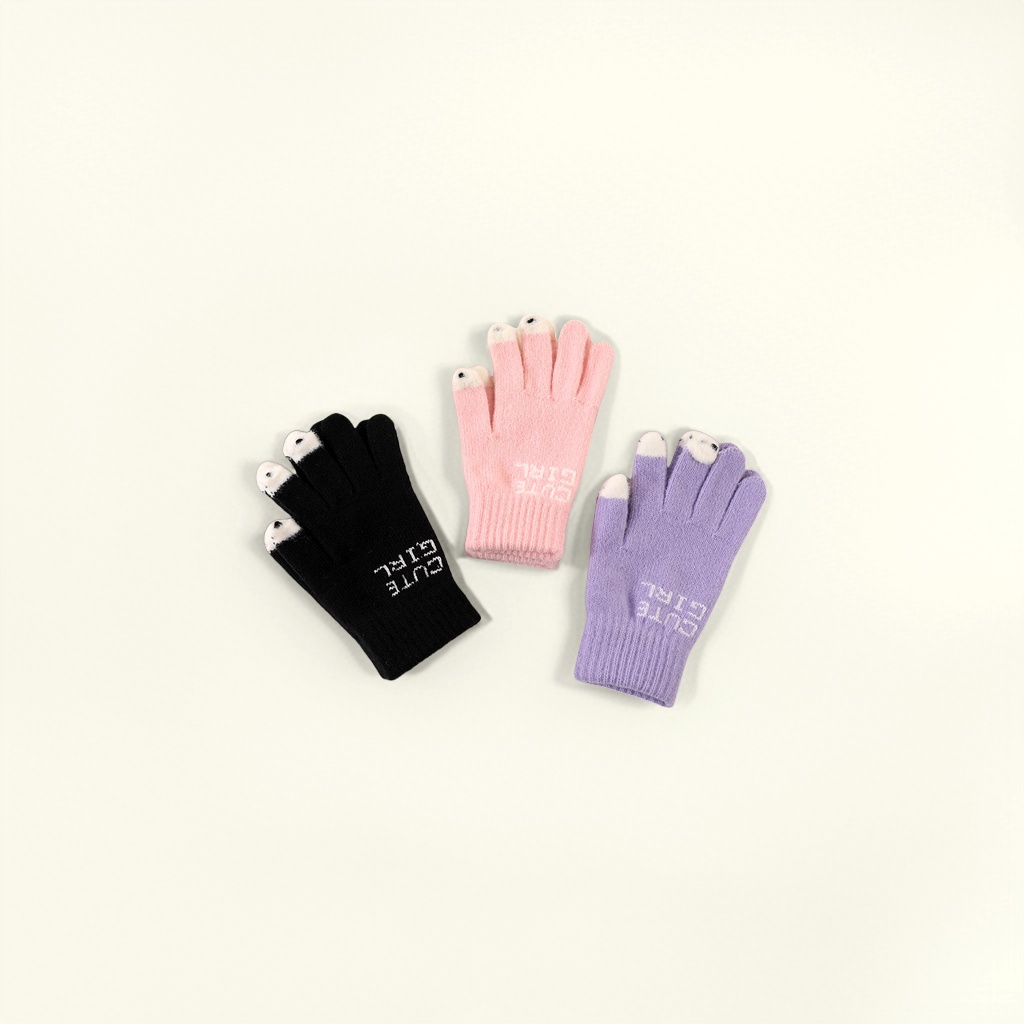 Warm and anti-slip thickened cotton gloves, suitable for both men and women, winter outdoor warm gloves details Picture