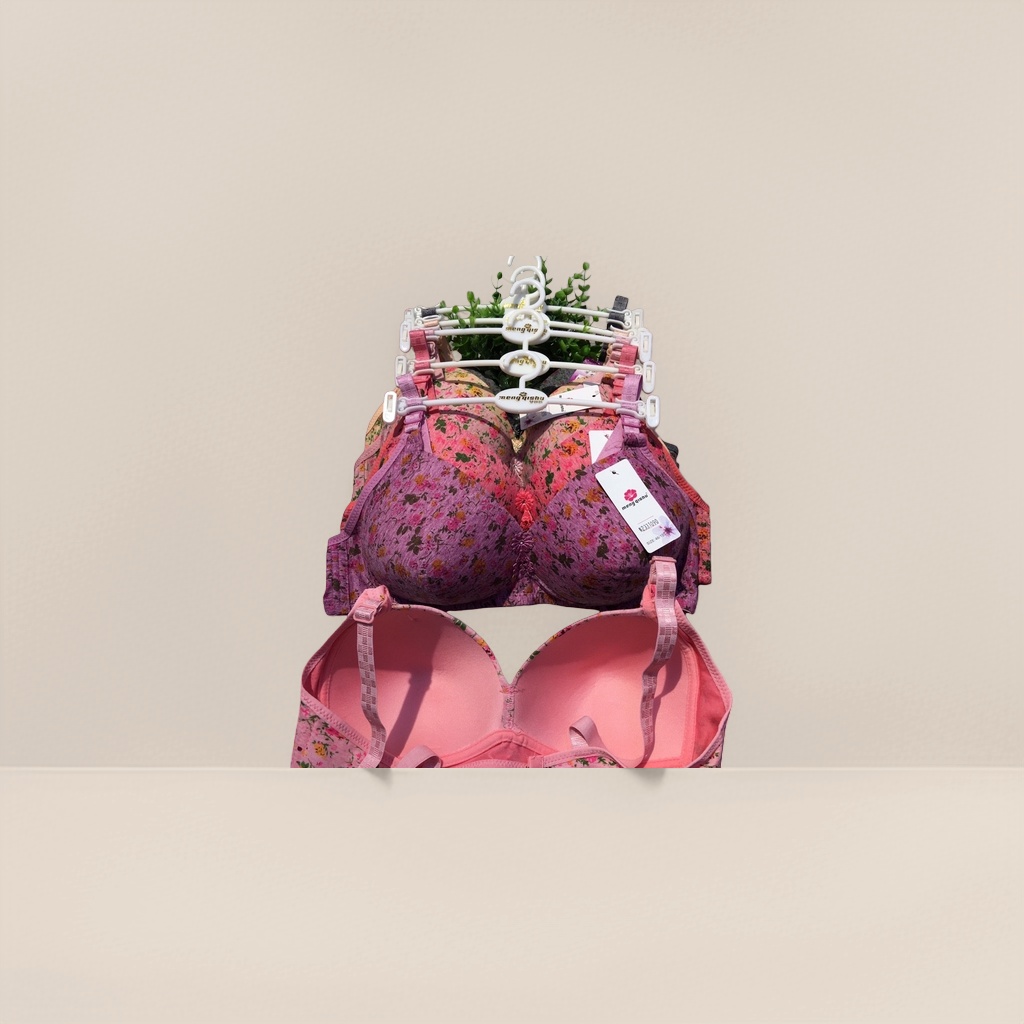 Floral pattern women's bra is a comfortable, seamless, and adjustable bra Application Scenario