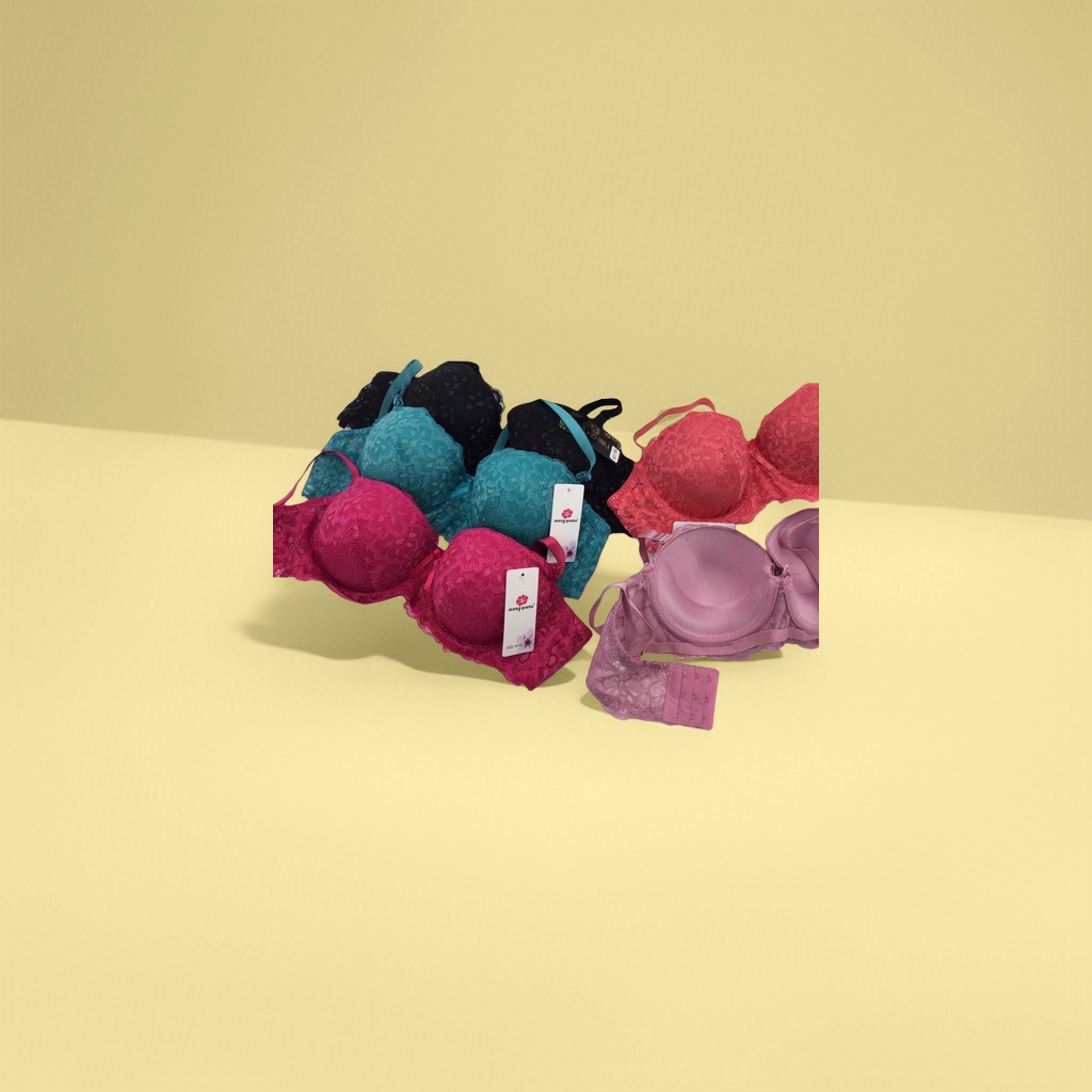 Multi-color lace bras are fashionable women's underwear that are comfortable, breathable and adjustable
