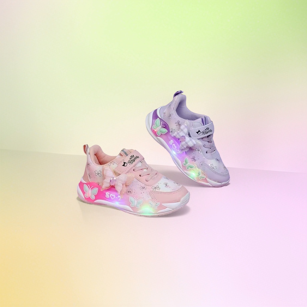 Children's luminous sports shoes, boys' and girls' luminous running shoes, size 36-40 Item Picture