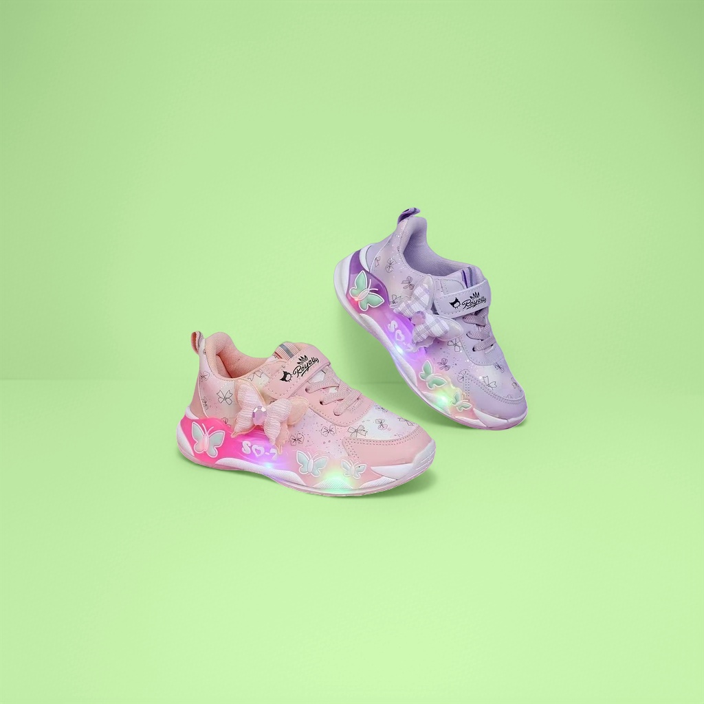 Children's luminous sports shoes, boys' and girls' luminous running shoes, size 36-40 Specification image