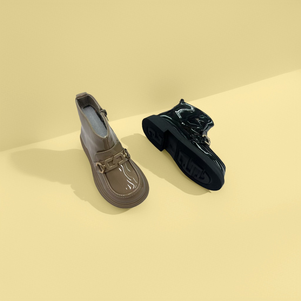 Fashionable ankle boots for women's autumn and winter, versatile ankle boots, casual leather boots Application Scenario