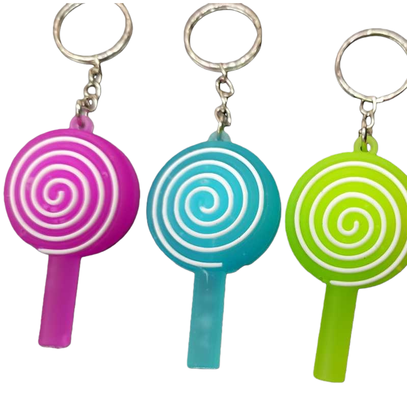 Colorful lollipop-shaped keychains, sweet and cute pendants, and small portable items Item Picture