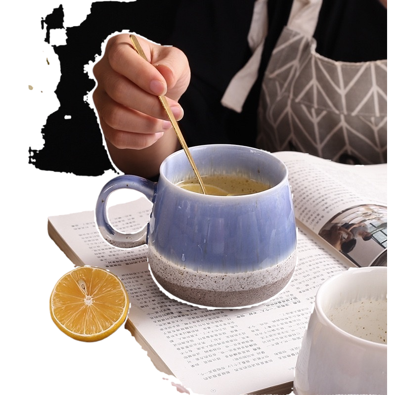 陶瓷杯+杯子白底实物图