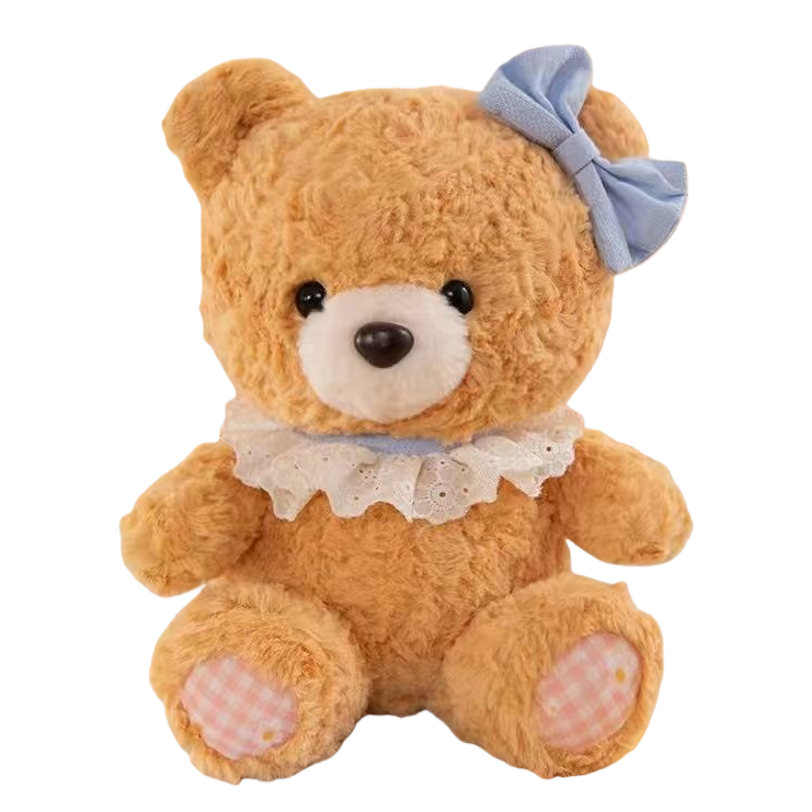 plush toy teddy bear short fleece plush soothing and accompanying children 's gift Item Picture